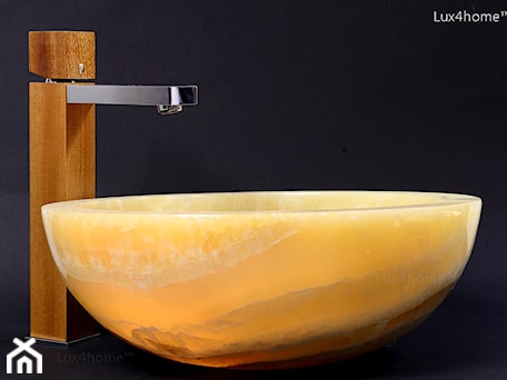 Aranżacje wnętrz - Łazienka: Umywalka z onyksu na blat – Umywalki z onyksu - Lux4home™. Przeglądaj, dodawaj i zapisuj najlepsze zdjęcia, pomysły i inspiracje designerskie. W bazie mamy już prawie milion fotografii!