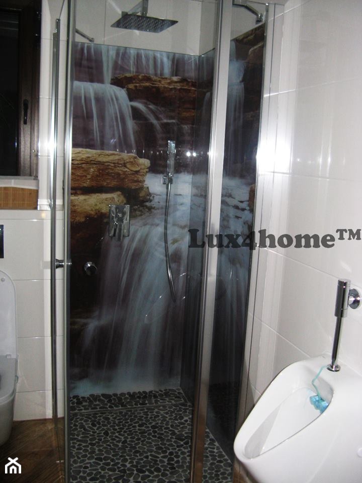 Otoczaki pod prysznicem - Prysznic z otoczaków - zdjęcie od Lux4home™ - Homebook