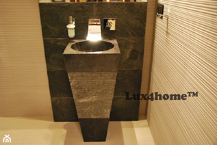 czarna umywalka stojąca - zdjęcie od Lux4home™