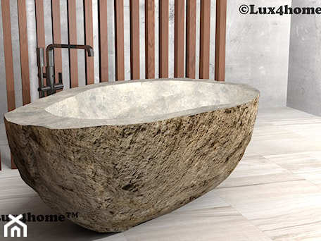 Aranżacje wnętrz - Łazienka: Wanny z kamienia rzecznego - Kamienne wanny Lux4home™ - Lux4home™. Przeglądaj, dodawaj i zapisuj najlepsze zdjęcia, pomysły i inspiracje designerskie. W bazie mamy już prawie milion fotografii!