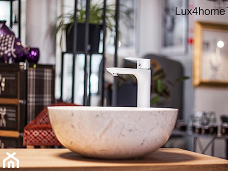 Aranżacje wnętrz - Łazienka: Kamienna umywalka misa na blat do łazienki - Lux4home™. Przeglądaj, dodawaj i zapisuj najlepsze zdjęcia, pomysły i inspiracje designerskie. W bazie mamy już prawie milion fotografii!