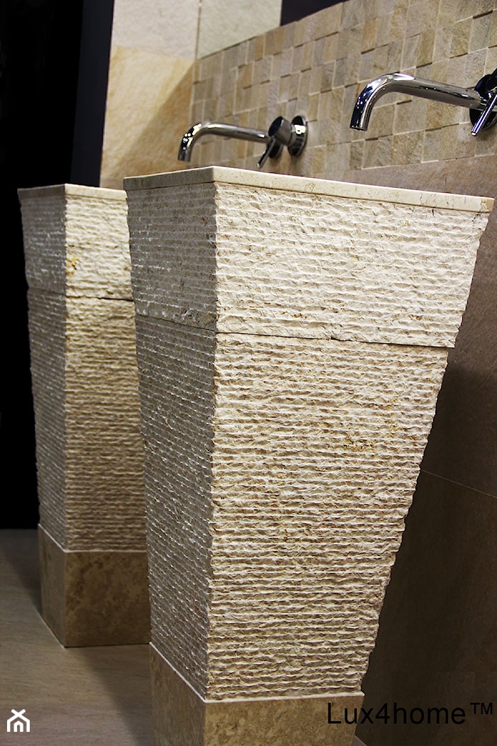 Umywalka z marmuru stojąca - zdjęcie od Lux4home™ - Homebook