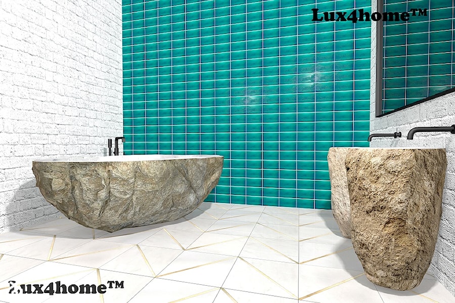 Wanny z kamienia polnego - kamienia naturalnego - zdjęcie od Lux4home™