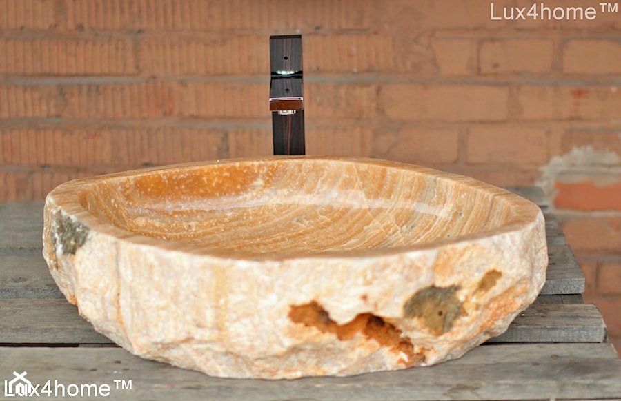 Umywalki z kamienia naturalnego - prawdziwy onyks - zdjęcie od Lux4home™