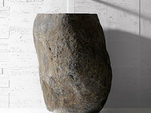 Stojąca umywalka kamienna - umywalka z kamienia polnego - zdjęcie od Lux4home™