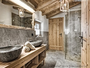 Umywalki kamienne do łazienki - umywalka z kamienia naturalnego - zdjęcie od Lux4home™
