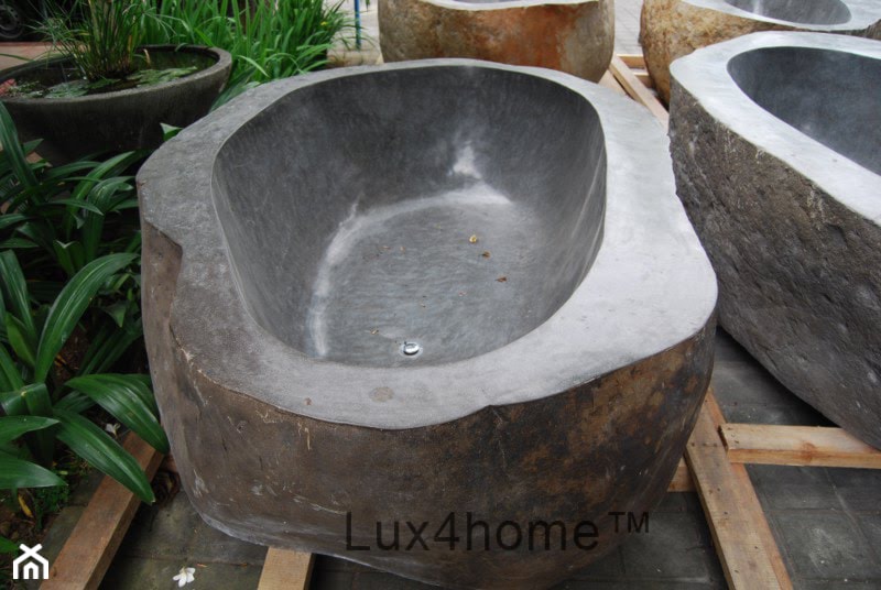 Kamienna wanny z Indonezji - producent - importer na wymiar - cena producenta - zdjęcie od Lux4home™ - Homebook