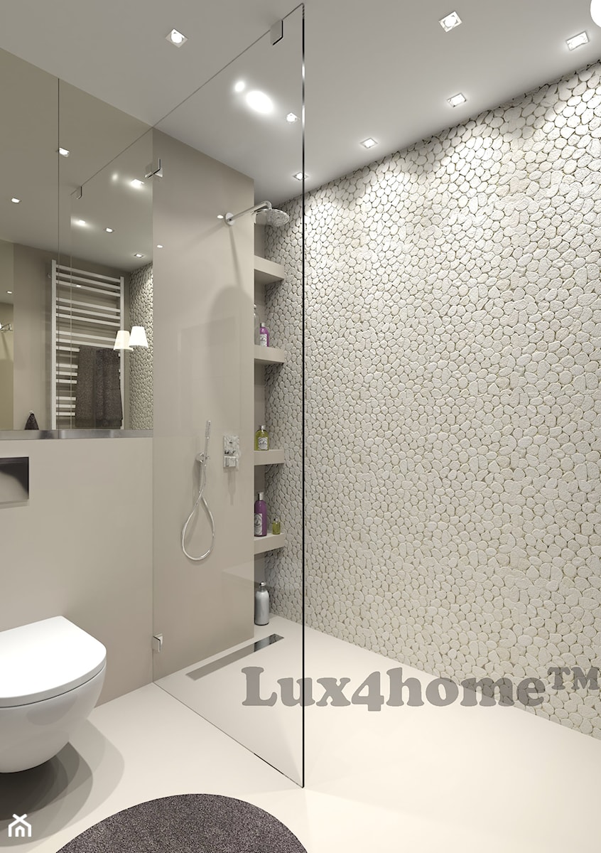 Białe otoczaki inspiracje klientów Lux4home™. - zdjęcie od Lux4home™