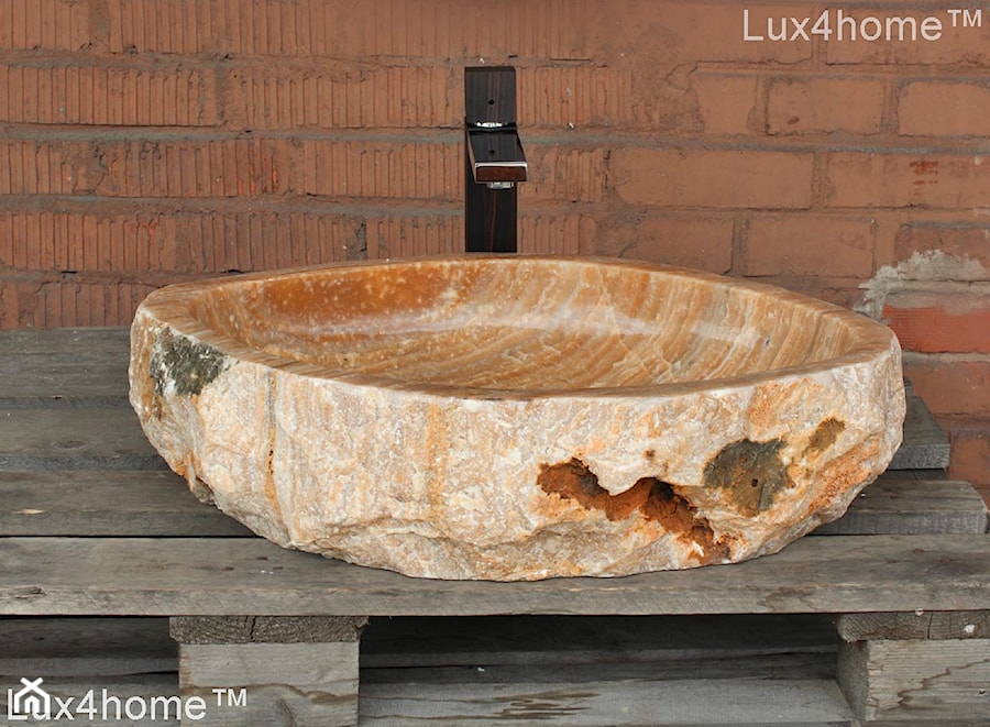 Umywalki z kamienia naturalnego - prawdziwy onyks - zdjęcie od Lux4home™