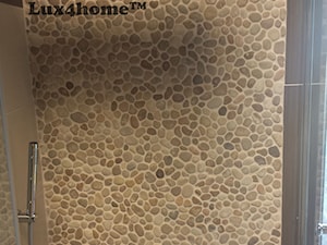 Beżowe otoczaki na ścianach i podłogach - Lux4home™
