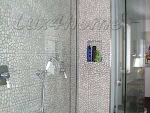 Otoczaki w łazience - mozaiki z otoczaków na ściany i podłogi - zdjęcie od Lux4home™