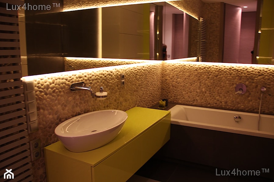 Beżowy otoczak - mozaiki z otoczaków na ściany - zdjęcie od Lux4home™