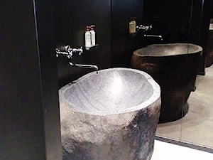 Stojąca umywalka kamienna - kamień rzeczny polny - zdjęcie od Lux4home™