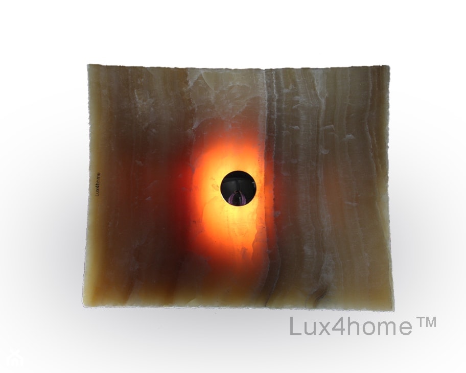 Umywalka podświetlana - podświetlona umywalka z onyksu - zdjęcie od Lux4home™ - Homebook