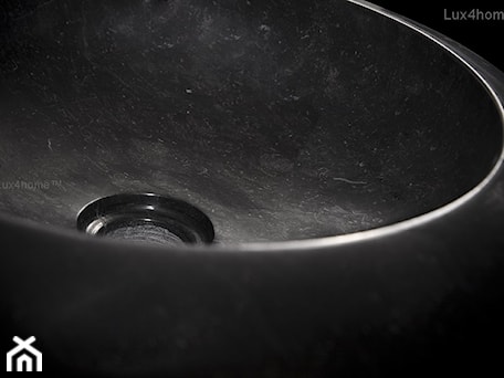 Aranżacje wnętrz - Łazienka: Czarna umywalka kamienna - Ferox 513 umywalka z marmuru do łazienki - Lux4home™. Przeglądaj, dodawaj i zapisuj najlepsze zdjęcia, pomysły i inspiracje designerskie. W bazie mamy już prawie milion fotografii!