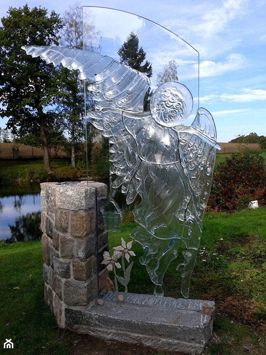 Szklana rzeźba ogrodowa - zdjęcie od W.Glass Studio