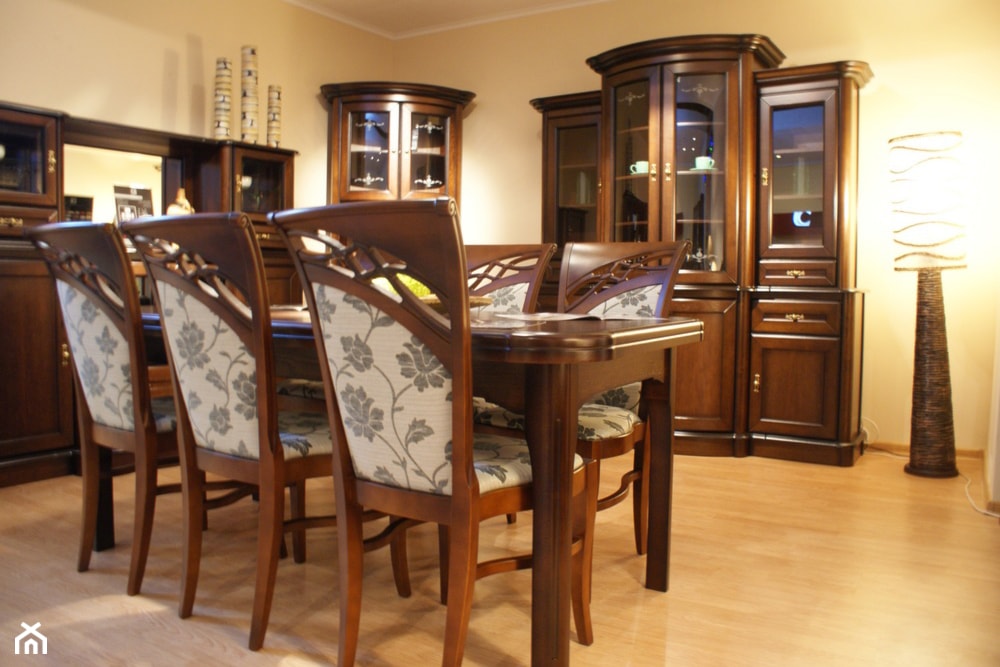 KOLEKCJA ATENA - Średnia beżowa jadalnia jako osobne pomieszczenie, styl tradycyjny - zdjęcie od TC MEBLE - Homebook