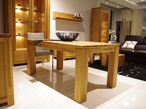 Stół FARO - Średni beżowy salon z jadalnią z barkiem, styl tradycyjny - zdjęcie od TC MEBLE