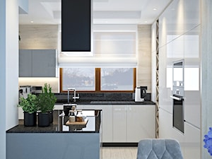Kuchnia z wyspą - w domu - Kuchnia, styl nowoczesny - zdjęcie od byMadeline Projektowanie Wnętrz