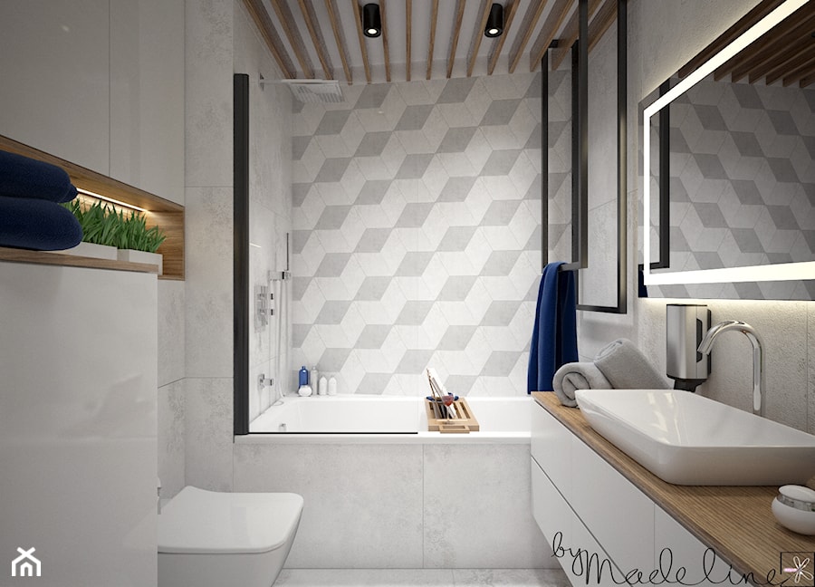 Nowoczesna łazienka - zdjęcie od byMadeline Projektowanie Wnętrz
