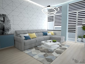 Mieszkanie - Salon - zdjęcie od byMadeline Projektowanie Wnętrz