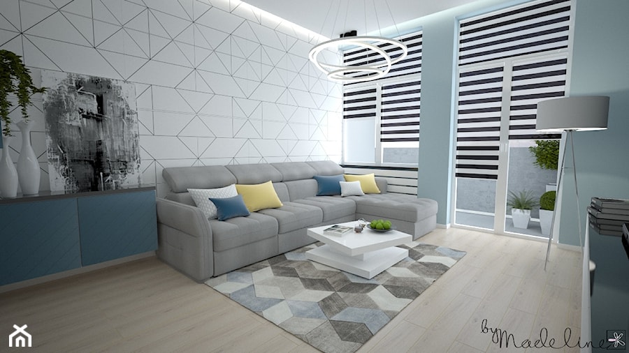 Mieszkanie - Salon - zdjęcie od byMadeline Projektowanie Wnętrz