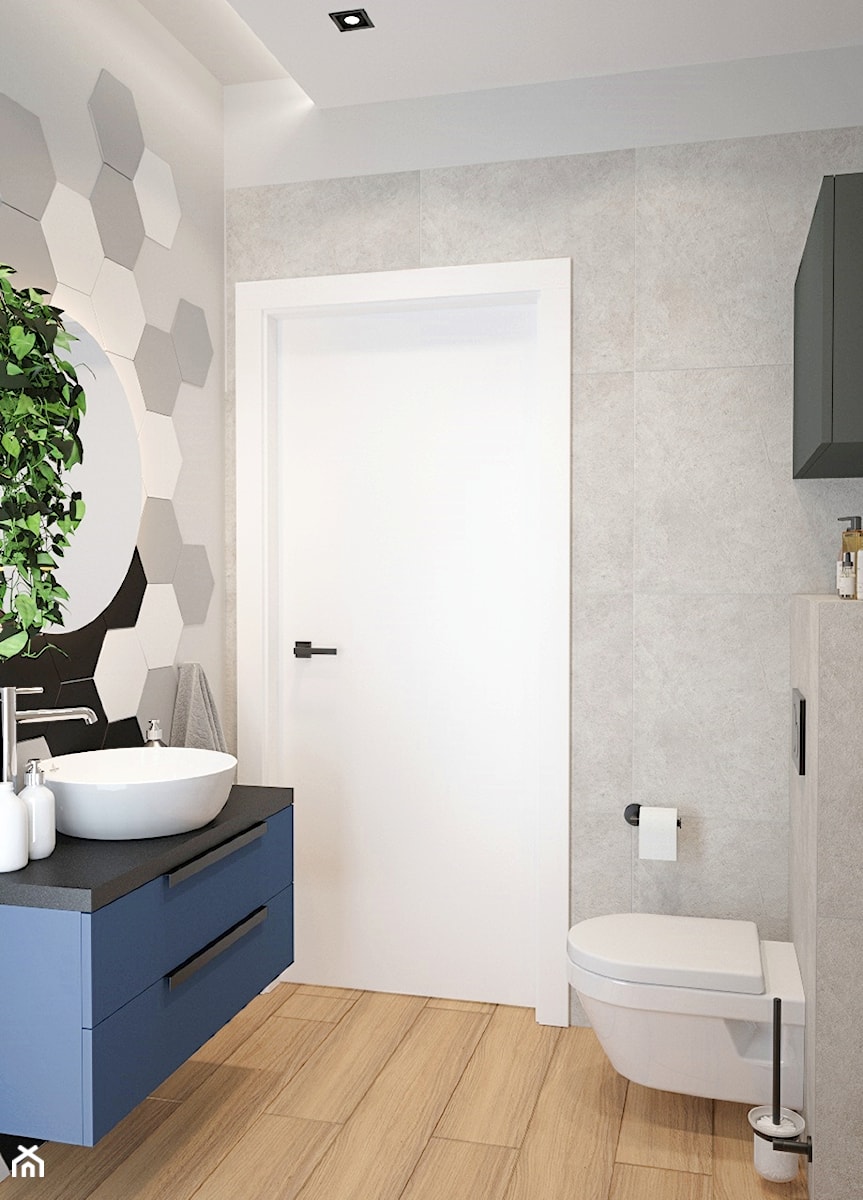 Projekt łazienek w domu - Łazienka, styl nowoczesny - zdjęcie od byMadeline Projektowanie Wnętrz