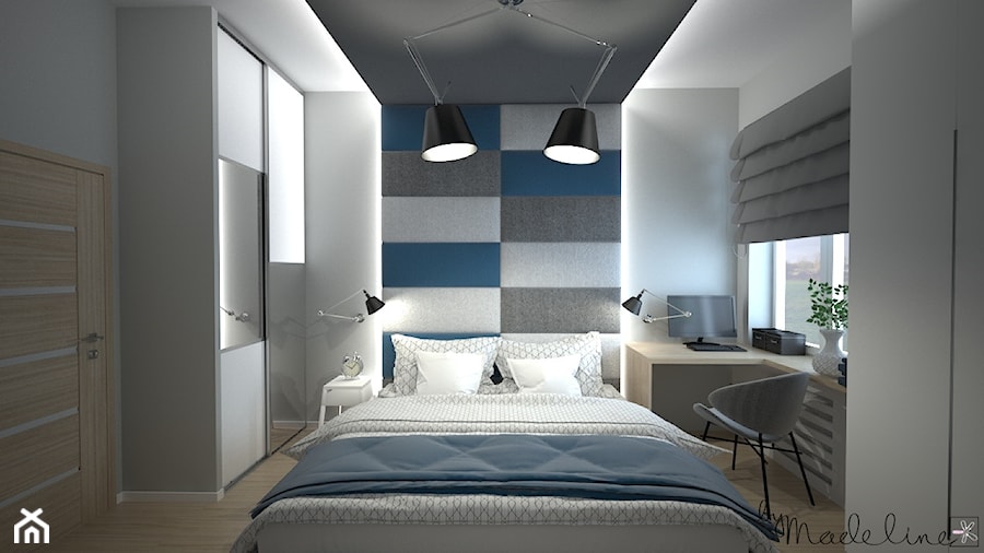 Mieszkanie - Sypialnia - zdjęcie od byMadeline Projektowanie Wnętrz