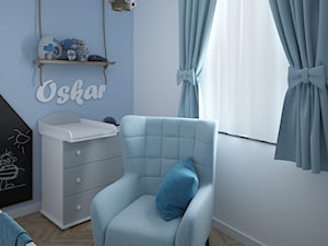 Mały apartament dwupoziomowy - Pokój dziecka, styl nowoczesny - zdjęcie od byMadeline Projektowanie Wnętrz