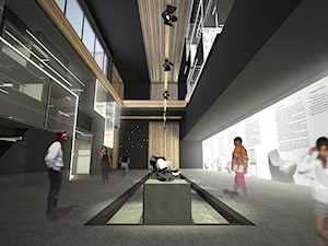 Centrum Muzealno-Edukacyjne w Swarzędzu - Wnętrza publiczne, styl minimalistyczny - zdjęcie od gaber.design