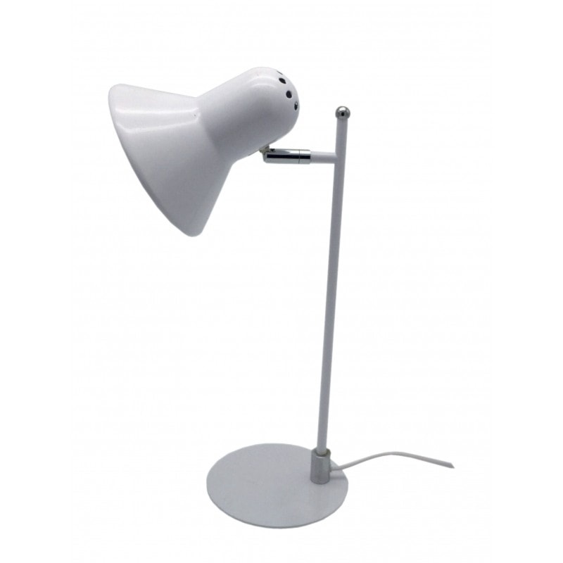 Lampka biurkowa i stołowa Bell Nilsen E27 biała LS001 - zdjęcie od Sklep Lumenpro