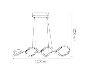 Lampa wisząca LED OZZO Elias - zdjęcie od Sklep Lumenpro