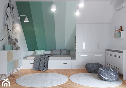 Rezydencja w Bielanach - Pokój dziecka, styl skandynawski - zdjęcie od Szkic Design - Projektowanie wnętrz