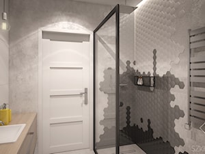 Projekt mieszkania w Płocku - Łazienka, styl nowoczesny - zdjęcie od Szkic Design - Projektowanie wnętrz