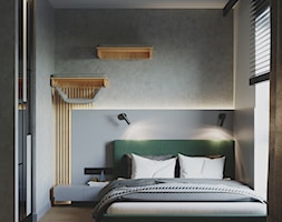 LOFT 56 PŁOCK - Sypialnia, styl industrialny - zdjęcie od Szkic Design - Projektowanie wnętrz - Homebook