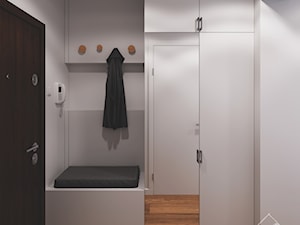 Mieszkanie pod wynajem - Hol / przedpokój, styl minimalistyczny - zdjęcie od Szkic Design - Projektowanie wnętrz