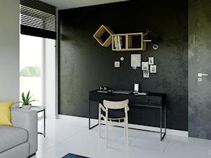 Dom w Gdyni - Biuro, styl minimalistyczny - zdjęcie od Szkic Design - Projektowanie wnętrz