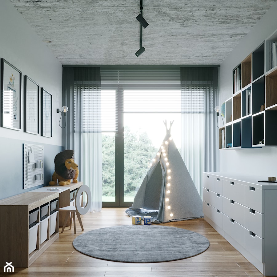 LOFT U - Pokój dziecka, styl skandynawski - zdjęcie od Szkic Design - Projektowanie wnętrz