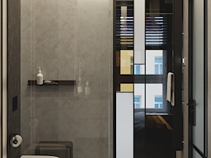 LOFT 56 PŁOCK - Łazienka, styl minimalistyczny - zdjęcie od Szkic Design - Projektowanie wnętrz