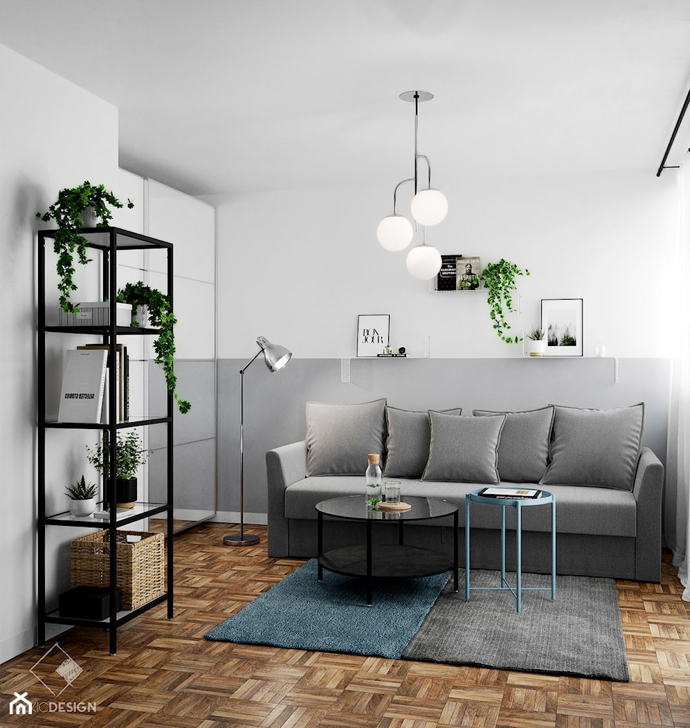 Praga pod wynajem - Salon, styl nowoczesny - zdjęcie od Szkic Design - Projektowanie wnętrz - Homebook