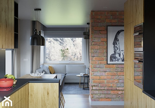 Dom w Słupnie - Jadalnia, styl industrialny - zdjęcie od Szkic Design - Projektowanie wnętrz