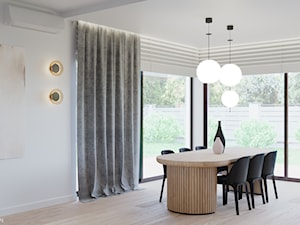 Dom w Grabinie - Jadalnia, styl minimalistyczny - zdjęcie od Szkic Design - Projektowanie wnętrz