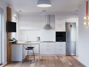Mieszkanie pod wynajem - Kuchnia, styl minimalistyczny - zdjęcie od Szkic Design - Projektowanie wnętrz