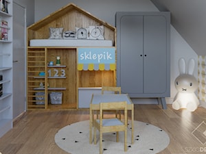 Dom w Słupnie - Pokój dziecka, styl rustykalny - zdjęcie od Szkic Design - Projektowanie wnętrz