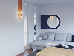 Mieszkanie pod wynajem - Salon, styl minimalistyczny - zdjęcie od Szkic Design - Projektowanie wnętrz