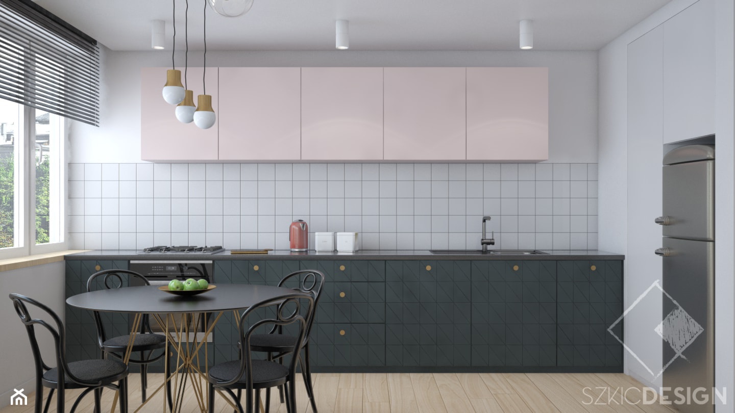 Mieszkanie w przedwojennej kamienicy - Kuchnia, styl nowoczesny - zdjęcie od Szkic Design - Projektowanie wnętrz - Homebook