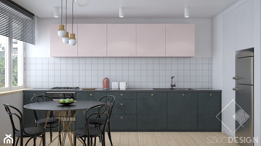 Mieszkanie w przedwojennej kamienicy - Kuchnia, styl nowoczesny - zdjęcie od Szkic Design - Projektowanie wnętrz