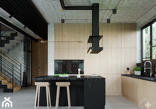 LOFT U - Kuchnia, styl industrialny - zdjęcie od Szkic Design - Projektowanie wnętrz