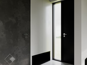 Dom w Gdyni - Hol / przedpokój, styl minimalistyczny - zdjęcie od Szkic Design - Projektowanie wnętrz