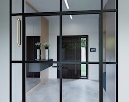 Dom w Grabinie - Hol / przedpokój, styl minimalistyczny - zdjęcie od Szkic Design - Projektowanie wnętrz - Homebook